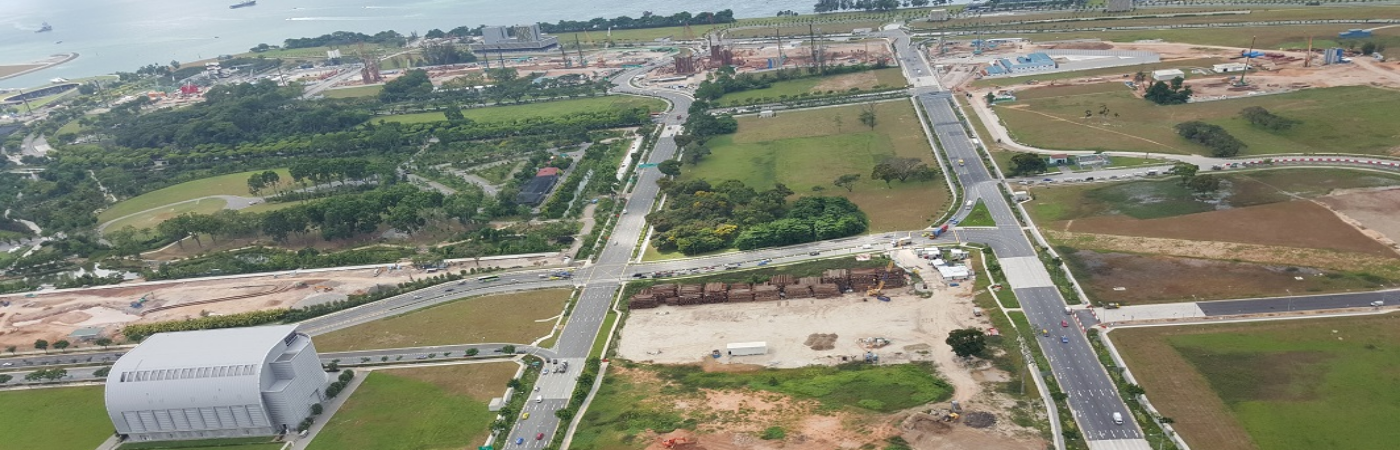 08B-Banner LTA C488 - Construction of At-grade Road System at Marina South