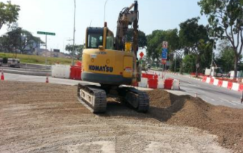08E-Photo-Gallery LTA C488 - Construction of At-grade Road System at Marina South