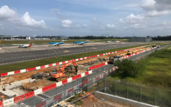 18E-Photo-Gallery Takenaka – Enhancements of Airside Facilities at Seletar Airport